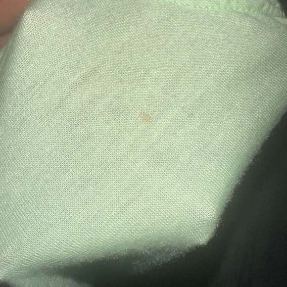 LIPSTICK Y2K Vintage Lime Green Fairy Flowy Beaded Halter Top-S - Picture 5 of 7